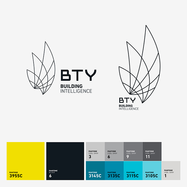 Etude Digital's acclaimed brand identity design for BTY Group's logo