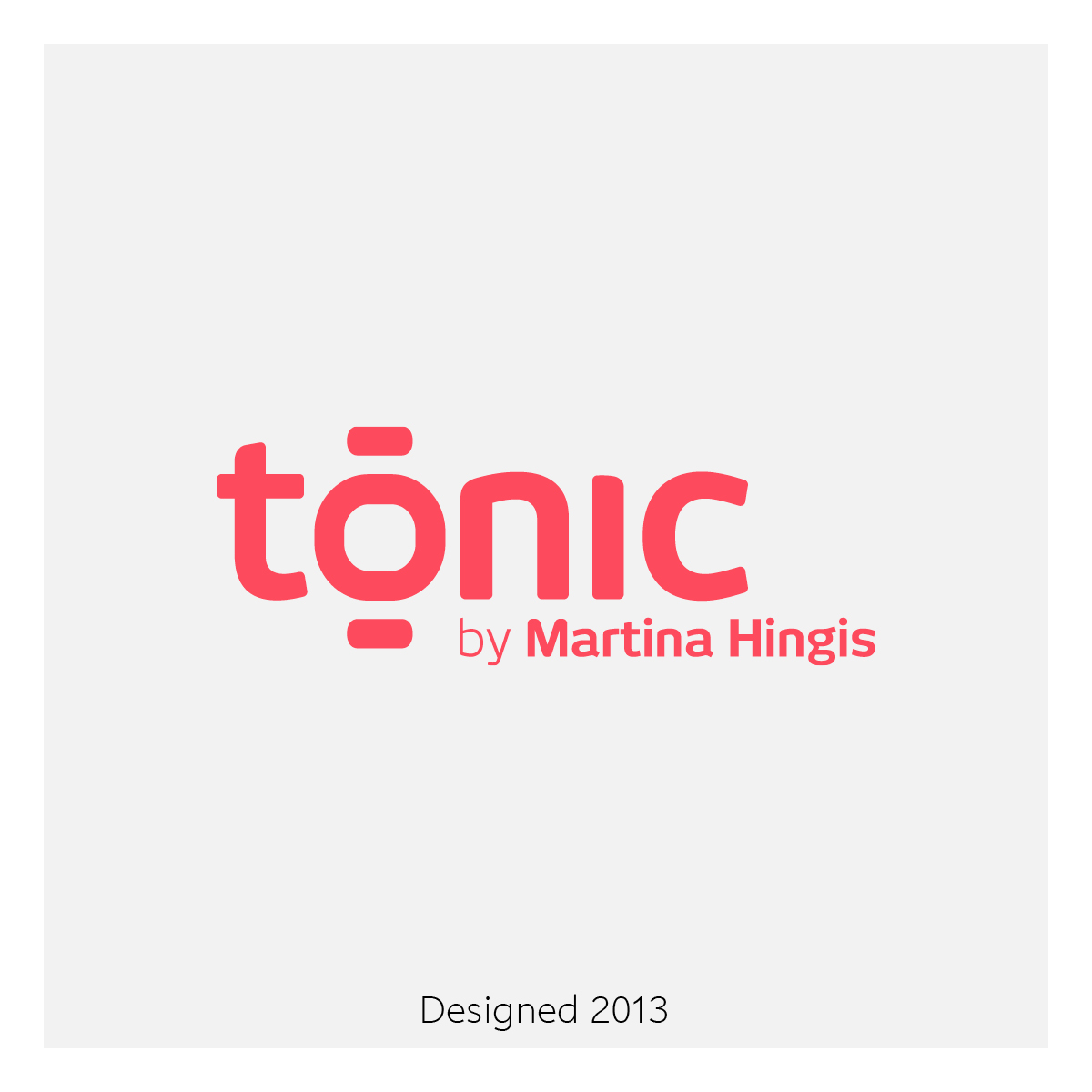 Tonic by Martina Hingis Logo Design | Etude Digital